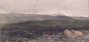 Colline vicino a Loch Awe, crepuscolo da Thomas Collier